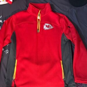 Kansas City Chiefs Red and Black Men's Jacket